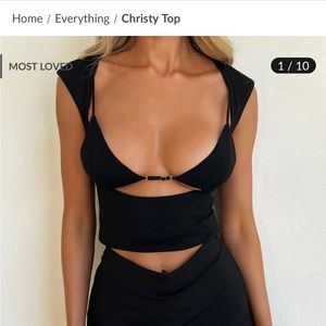 New with tags Tiger Mist Christy Top Size M